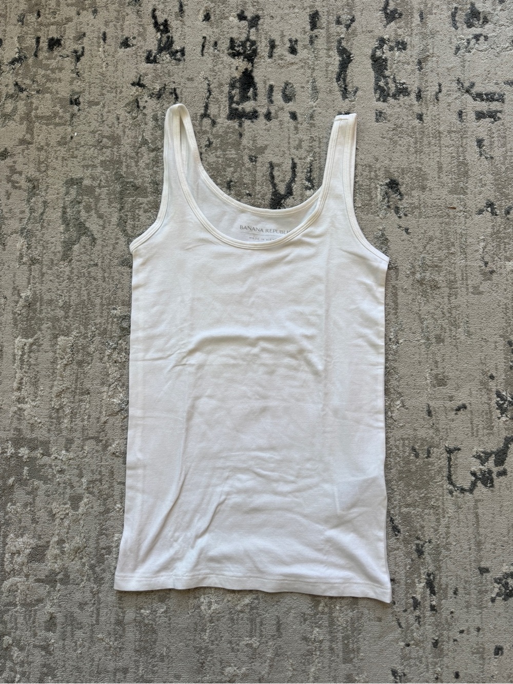 Womens Banana Republic White Tank Top XS